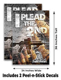 Plead 2nd A-Frame Signs, Decals, or Panels