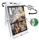 Plead 2nd A-Frame Signs, Decals, or Panels