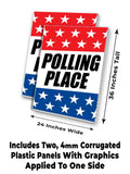 Polling Place A-Frame Signs, Decals, or Panels