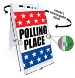 Polling Place A-Frame Signs, Decals, or Panels