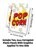Pop Corn Alt A-Frame Signs, Decals, or Panels
