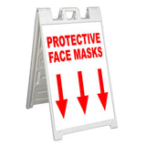 Protect Face Masks A-Frame Signs, Decals, or Panels