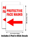 Protect Face Masks A-Frame Signs, Decals, or Panels