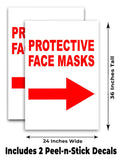 Protect Face Masks A-Frame Signs, Decals, or Panels