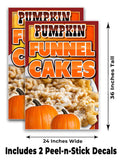 Pumpkin Funnel Cakes A-Frame Signs, Decals, or Panels