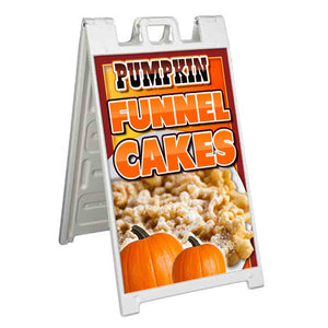 Pumpkin Funnel Cakes A-Frame Signs, Decals, or Panels