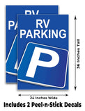 RV Parking A-Frame Signs, Decals, or Panels