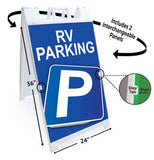 RV Parking A-Frame Signs, Decals, or Panels