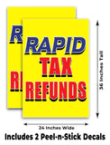 Rapid Tax Refunds A-Frame Signs, Decals, or Panels