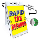 Rapid Tax Refunds A-Frame Signs, Decals, or Panels
