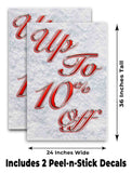 Up To 10% Off A-Frame Signs, Decals, or Panels