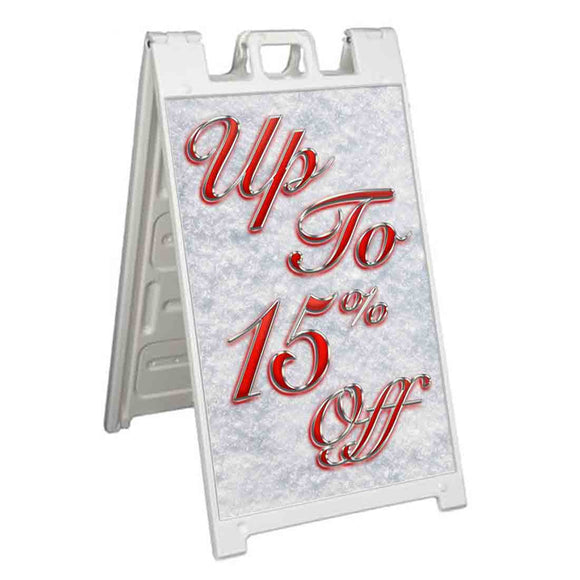 Up To 15% Off A-Frame Signs, Decals, or Panels