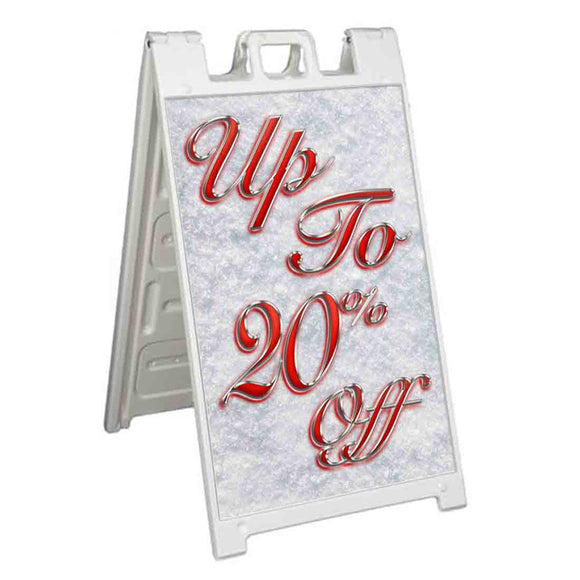 Up To 20% Off A-Frame Signs, Decals, or Panels