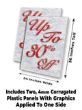 Up To 30% Off A-Frame Signs, Decals, or Panels