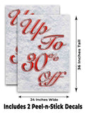 Up To 30% Off A-Frame Signs, Decals, or Panels
