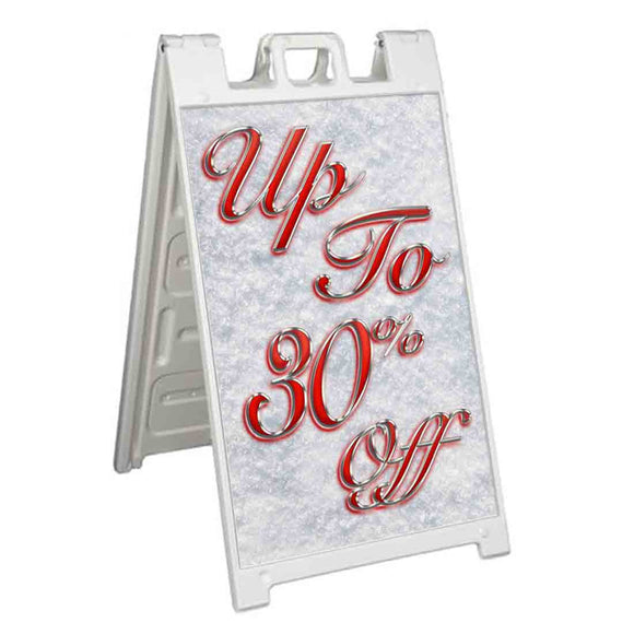 Up To 30% Off A-Frame Signs, Decals, or Panels