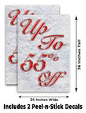 Up To 55% Off A-Frame Signs, Decals, or Panels