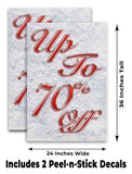 Up To 70% Off A-Frame Signs, Decals, or Panels