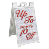 Up To 75% Off A-Frame Signs, Decals, or Panels