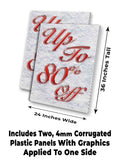 Up To 80% Off A-Frame Signs, Decals, or Panels
