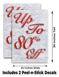 Up To 80% Off A-Frame Signs, Decals, or Panels