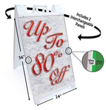 Up To 80% Off A-Frame Signs, Decals, or Panels