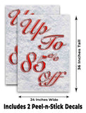 Up To 85% Off A-Frame Signs, Decals, or Panels