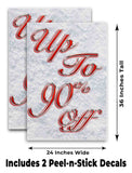 Up To 90% Off A-Frame Signs, Decals, or Panels