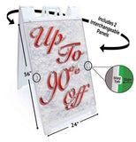 Up To 90% Off A-Frame Signs, Decals, or Panels