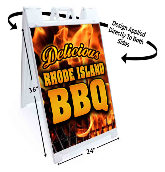 Rhode Island BBQ A-Frame Signs, Decals, or Panels