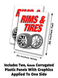 Rims & Tires A-Frame Signs, Decals, or Panels