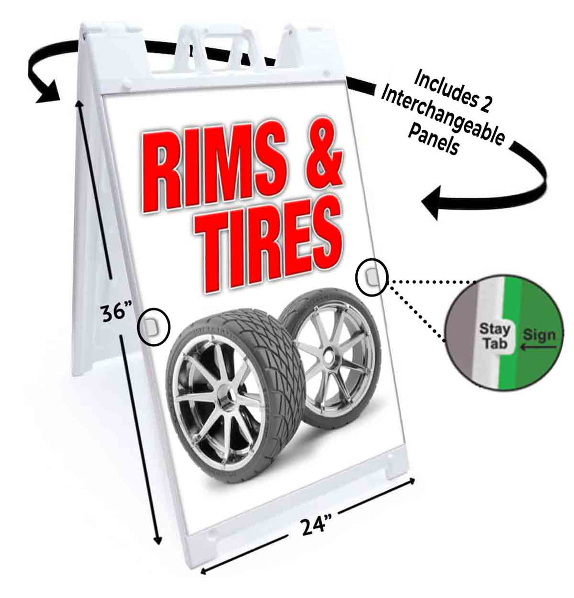 Full Color Custom A-Frames | Fast Production. Fast Free Shipping ...