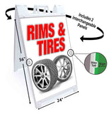 Rims & Tires A-Frame Signs, Decals, or Panels