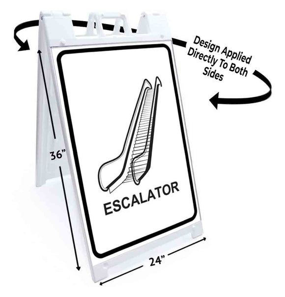 Escalator A-Frame Signs, Decals, or Panels