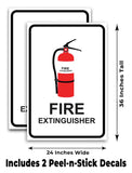 Fire Extinguisher A-Frame Signs, Decals, or Panels