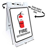 Fire Extinguisher A-Frame Signs, Decals, or Panels