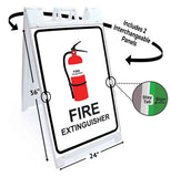Fire Extinguisher A-Frame Signs, Decals, or Panels