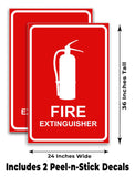 Fire Extinguisher A-Frame Signs, Decals, or Panels
