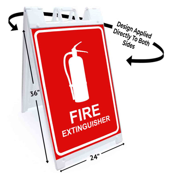 Fire Extinguisher A-Frame Signs, Decals, or Panels