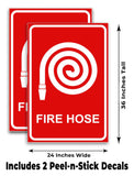 Fire Hose A-Frame Signs, Decals, or Panels