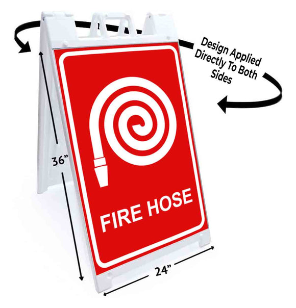 Fire Hose A-Frame Signs, Decals, or Panels