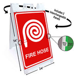 Fire Hose A-Frame Signs, Decals, or Panels