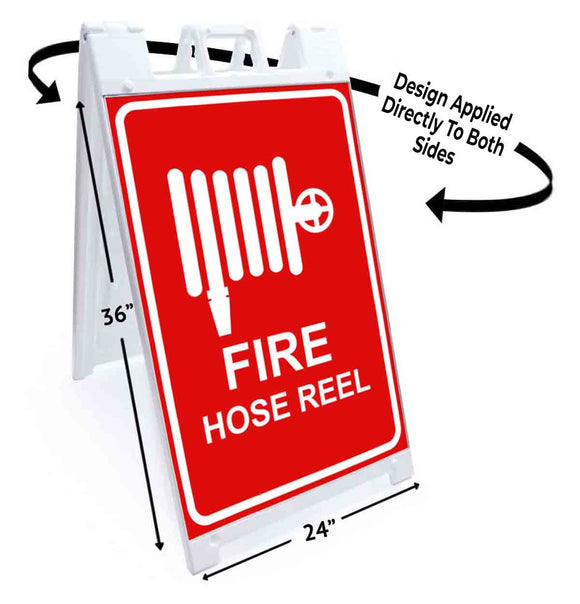 Fire Hose Reel A-Frame Signs, Decals, or Panels
