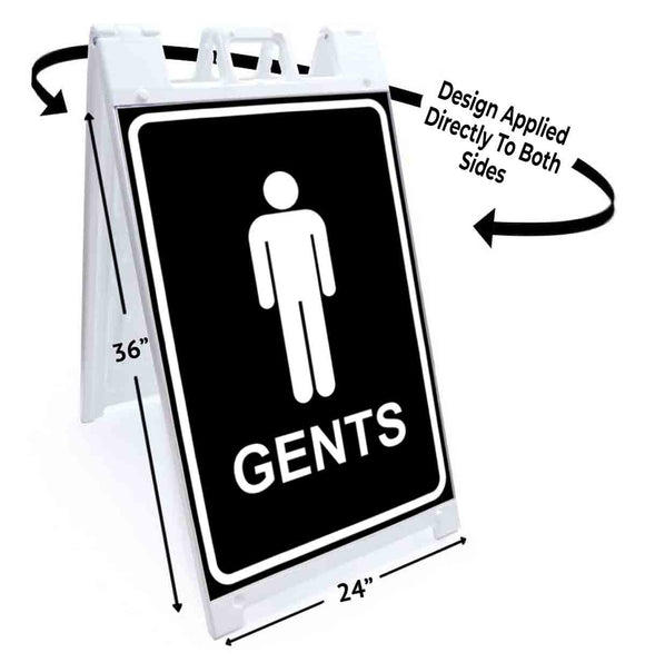 Gents A-Frame Signs, Decals, or Panels