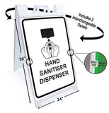 Hand Sanitiser Dispenser A-Frame Signs, Decals, or Panels