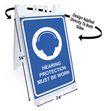Hearing Protection Must Be Worn A-Frame Signs, Decals, or Panels