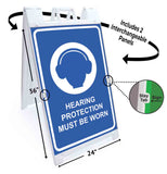 Hearing Protection Must Be Worn A-Frame Signs, Decals, or Panels