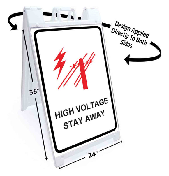 High Voltage A-Frame Signs, Decals, or Panels