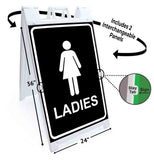 Ladies A-Frame Signs, Decals, or Panels