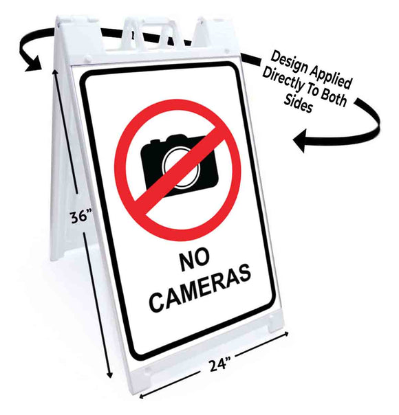No Cameras A-Frame Signs, Decals, or Panels